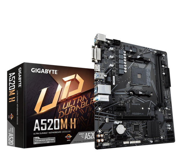 Gigabyte A520M H - 639802 - zdjęcie